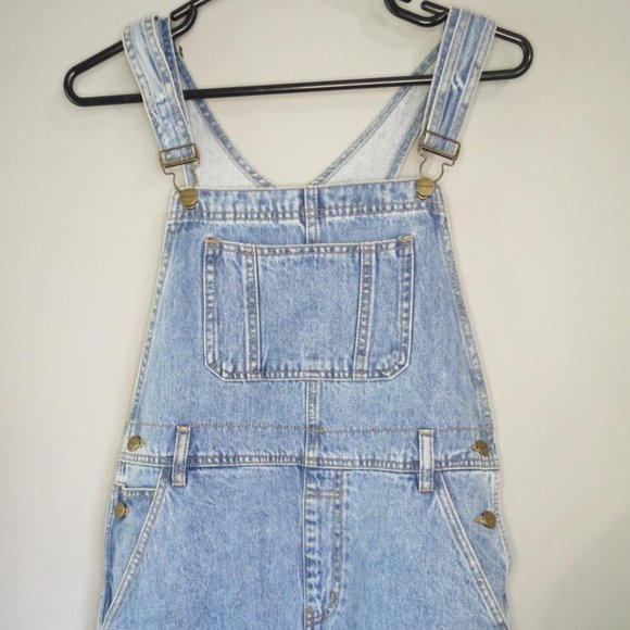 INSIGHT - DENIM OVERALL STYLE MINI SKIRT - SIZE 10. - Picture 2 of 7